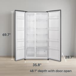 Element 21.4 Cu. Ft. Side by Side Refrigerator - Thumbnail 5