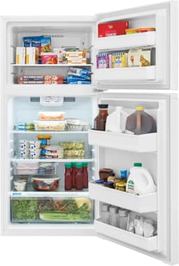 Frigidaire 14 Cu. Ft. Top Freezer Refrigerator, White - Thumbnail 6