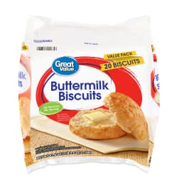 Great Value Buttermilk Biscuits, 41.6 oz, 20 Count - Thumbnail 1