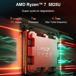Laptop ,Gaming Laptop 15.6 FHD , AMD Ryzen 7 5825U, 16GB RAM, 1TB SSD, Windows 11PRO, Graphite, Backlit KB, Gray - Thumbnail 6