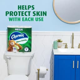 Charmin Ultra Gentle Toilet Paper, 12 Mega Rolls, 231 Sheets Per Roll - Thumbnail 3