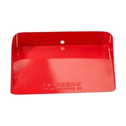 Behrens Portable Galvanized Steel Dustpan and Brush Broom Set, Red - Thumbnail 8