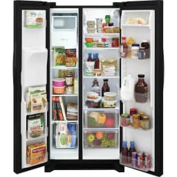 Frigidaire FRSS2323AB 22 Cu. Ft. Black Side-By-Side Refrigerator - Thumbnail 3