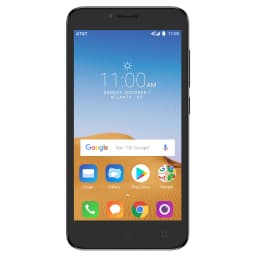 AT&T PREPAID Alcatel TETRA 16GB Prepaid Smartphone, Black - Thumbnail 1