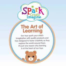 Spark Create Imagine Cow Plush Toy Black and White, 10inch - Thumbnail 6