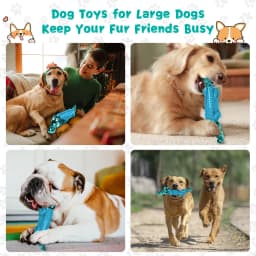 Dog Chew Toys for Aggressive Chewers Tough Indestructible Dog Toys for Large, Medium,Small Breed to Keep Them Busy - Thumbnail 3