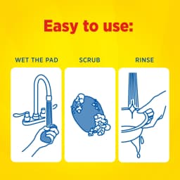 S.O.S Steel Wool Dish Scrubber Pads, 10 Pack - Thumbnail 8