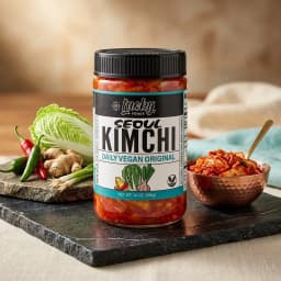 Lucky Seoul Daily Vegan Kimchi, 14 oz, Jar, Refrigerated, Low Sodium - Thumbnail 4
