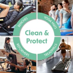 Wipex Gym Wipes – Home Workout & Yoga Mat Cleaner, Lemongrass & Eucalyptus Scent, 75 Count - Thumbnail 5