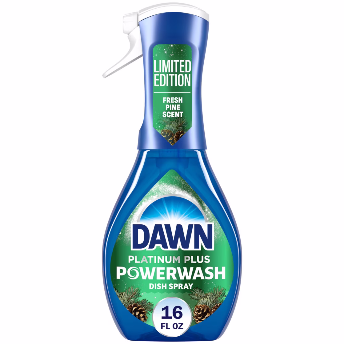 Dawn Powerwash Spray, Dish Soap, Fresh Pine, Christmas Tree Scent, 1 Starter Kit, 16 fl oz - Thumbnail 3