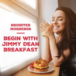 Jimmy Dean Frozen Croissant Breakfast Sandwiches Sausage, Egg & Cheese, 8 Count, 36 oz, 13g Protein per Serving (Fully Cooked) - Thumbnail 2