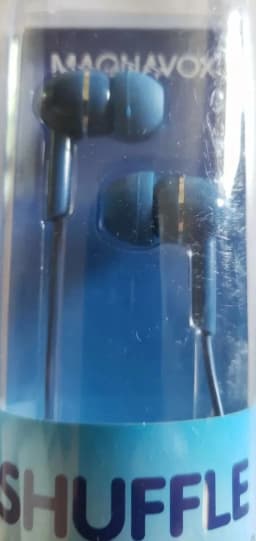 RHEA- Magnavox Blue Shuffle In Ear Headphones Clear Bass Hands Free Calling - Thumbnail 2
