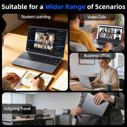SGIN 15.6" Laptop 6GB DDR4 128GB SSD Windows 11 Laptops Computer, 4-Core Intel Celeron CPU, AI App, Office 365 - Thumbnail 2