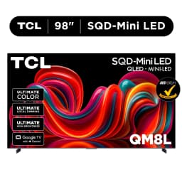 TCL 98” QM8L Series SQD-Mini LED QLED Smart Google TV (NEW 2026) - TCL Deep Color System with Super QLED - Thumbnail 1