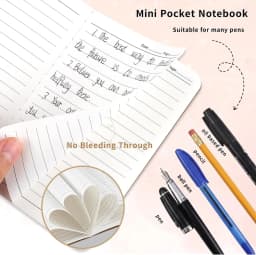 Y&N - 60 Packs Mini Notebooks Bulk, Lined Pages Small Pocket Notebook Kraft Paper Prizes Classroom Gift Exchange End of The Year Gifts for Students - Thumbnail 3