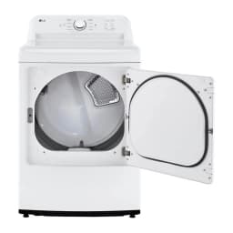 LG DLG6101W 7.3 Cu. Ft. White Smart Gas Dryer with Sensor Dry - Thumbnail 3