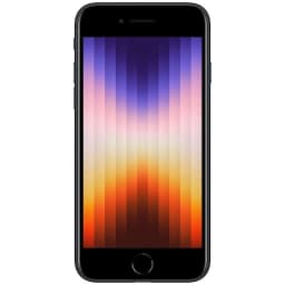Restored No Plan-Unlocked Device Apple iPhone SE A2595 Cell Phone 64GB 4GB RAM, (3rd Gen), A15 Bionic Chip, 5G Connectivity, Midnight - Thumbnail 4