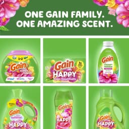 Gain Plus Flings Laundry Detergent Soap Pacs, All-In-One, Happy Hibiscus Scent, 32 Count - Thumbnail 6
