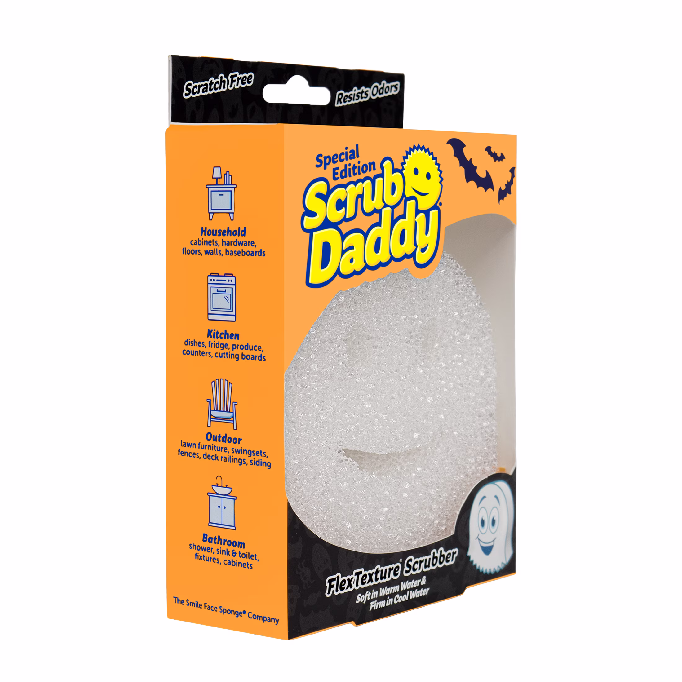 Scrub Daddy Halloween Ghost Non-Scratch Cleaning Sponge - Thumbnail 3