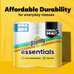 Bounty Essentials Paper Towels Select-A-Size, 2 Triple Rolls, White, 162 Sheets Per Roll - Thumbnail 3