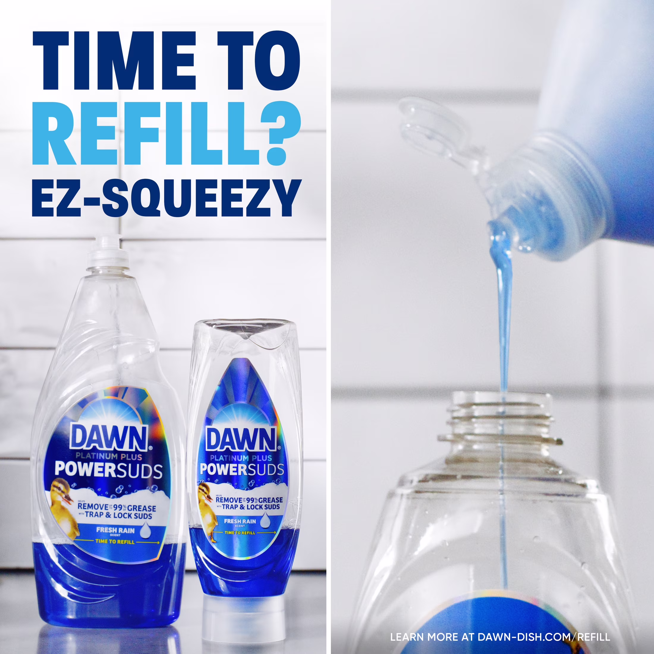 Dawn Platinum Plus, Dish Soap, 13.6 oz. EZ-Squeeze Bottle - Thumbnail 6
