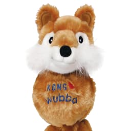 KONG® Wubba Squeaker Dog Toy, Fox, Small - Thumbnail 3