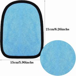 KLYNE - 2 Pcs Sand Wipe Off Mitts Beach Mitt Wipe Duster Cleaner - Thumbnail 2