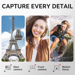 Restored TCL 60 XE NXTPAPER 5G Cell Phone, AT&T, T-Mobile & Verizon Unlocked Android Smartphone, 8GB+256GB, 6.8" 120Hz, Space Blue - Thumbnail 5