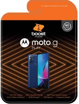 Boost Mobile Motorola G Play 2023, 32GB, Blue - Prepaid Smartphone [Locked to Boost Mobile] - Thumbnail 3