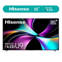 Hisense 85-Inch Class U9 Series Mini-LED ULED 4K UHD Google Smart TV (85U9N, 2024 Model) - QLED, Native 144Hz - Thumbnail 1