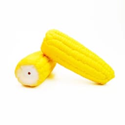 Soft Latex Squeaky Dog Toy Corn Shape Durable Chew Toy, Denbek Interactive Squeaky & Chew Dog Toy, Cone Shape, Yellow, for Aggressive Biting Dogs - Thumbnail 4