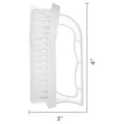 Great Value Iron Handle Multi-Purpose Cleaning Scrub Brush, White, 1 Count - Thumbnail 5