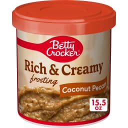Betty Crocker Rich and Creamy Coconut Pecan Frosting, Gluten Free, 15.5 oz - Thumbnail 1