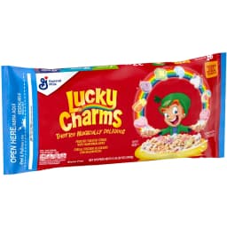 Lucky Charms with Marshmallows, Kids Breakfast Cereal, Gluten Free, Cereal Bag, 32 oz - Thumbnail 10