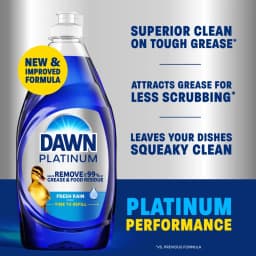 Dawn Platinum Dish Soap, Dishwashing Soap, Fresh Rain, 30 fl oz - Thumbnail 3