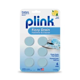 Plink Fizzy Drain Freshener & Cleaner Tablets, 6 Count - Thumbnail 1