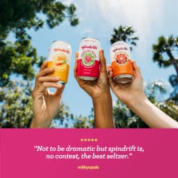 Spindrift Sparkling Water, Raspberry Lime, 12 Fl Oz, 8 Ct - Thumbnail 5