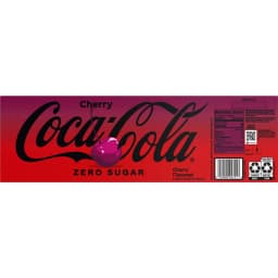 Coca-Cola Zero Sugar Cherry Soda Pop Fridge Pack Cans, 12 fl oz, 12 Pack - Thumbnail 11