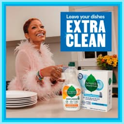 Seventh Generation Power Plus Dishwasher Detergent Packs For Sparkling Dishes Fresh Citrus Scent Dishwasher Tabs 40 Count - Thumbnail 3
