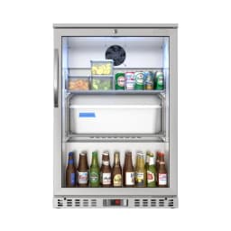 KoolMore 24 in. One-Door Back Bar Refrigerator – 4.1 Cu Ft - Thumbnail 1