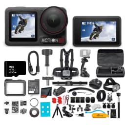 DJI Osmo Action 5 Pro Essential Combo - Action Camera Waterproof with 4K UHD Video, 1/1.3" Sensor, Dual Screens, Stabilization, For Vlogging, Sports - Thumbnail 1
