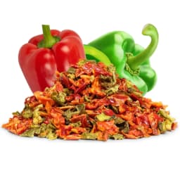Dehydrated Dried Red and Green Bell Peppers Mix by It's Delish - 16 Oz 1 lb Jumbo Reusable Container - Sealed to Maintain Freshness - Chopped & Dried - Thumbnail 7