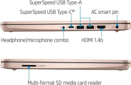 HP Newest 14" Ultral Light Laptop for Students and Business, Intel Quad-Core N4120, 4GB RAM - Thumbnail 5