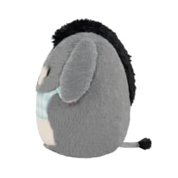 Squishmallows FuzzAMallow Official 8 inch Jason the Grey Donkey With Plaid Bandana - Child's Ultra Soft Plush Toy - Thumbnail 5