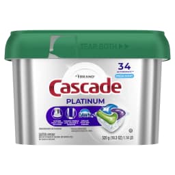 Cascade Platinum Dishwasher Pods, Dishwasher Detergent Soap Tabs, Fresh, 34 Count - Thumbnail 10