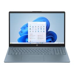 HP 15.6 inch Win 11 Laptop Intel Processor N200 4GB RAM 128GB UFS Moonlight Blue (12-mo. Microsoft 365 included) - Thumbnail 1