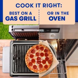 Jack's Frozen Meat Pizza, Pepperoni and Cheese, Original Thin Crust Pizza for Grilling, 14.3 oz (Frozen) - Thumbnail 4