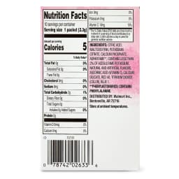 Great Value Sugar-Free Raspberry Lemonade Powdered Drink Mix, 0.07 oz, 10 Count - Thumbnail 6
