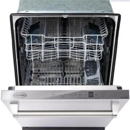 Cosmo 48 in. Double Oven Gas Range & Dishwasher & Wine Cooler & Refrigerator Set - Thumbnail 12