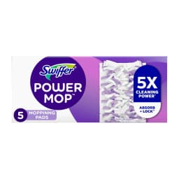 Swiffer Power Mop Pad Refills, Unscented, 5 Count - Thumbnail 1